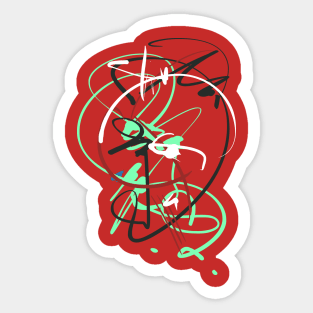 Abstract Sticker